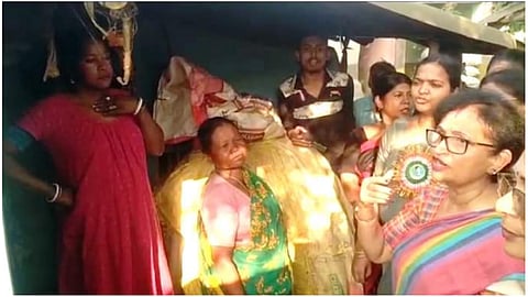 আদিবাসীদের বিক্ষোভের মুখে মন্ত্রী চন্দ্রিমা ভট্টাচার্য