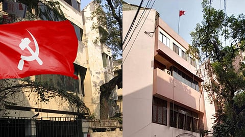 আলিমুদ্দিন স্ট্রীটে সিপিআই(এম) রাজ্য দফতর