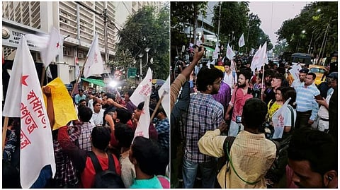 UGC-র নির্দেশিকার বিরুদ্ধে SFI-র প্রতিবাদ সভায় আক্রমণ TMCP-র