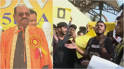 Jadavpur University: ছাত্র সংসদ নির্বাচনের দাবিতে SFI-র বিক্ষোভ, ঘেরাও রাজ্যপাল