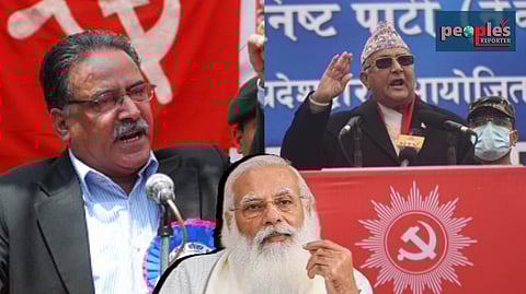 পুষ্পকমল দহল প্রচণ্ড, কে পি শর্মা ওলি