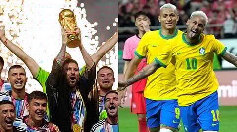 বিশ্বকাপ জিতেও দ্বিতীয় স্থানে আর্জেন্টিনা