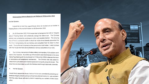 তাওয়াংয়ে ভারত-চীন সেনা সংঘর্ষে আমাদের কারও মৃত্যু হয়নি, বিবৃতি রাজনাথের