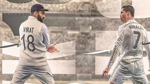 বিরাট কোহলি ও ক্রিশ্চিয়ানো রোনাল্ডো