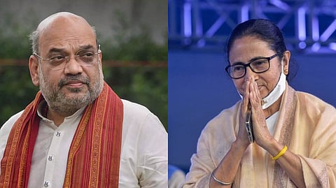 অমিত শাহ ও মমতা ব্যানার্জী