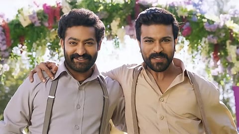 নাটু নাটু গানের দৃশ্য