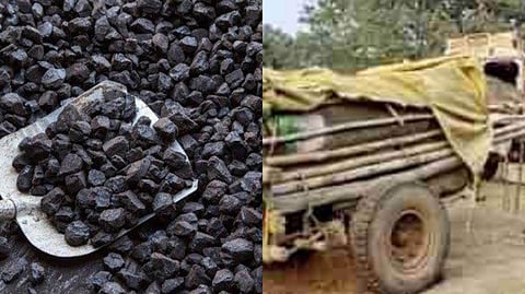 ডানদিকে উদ্ধার হওয়া গাড়িটি