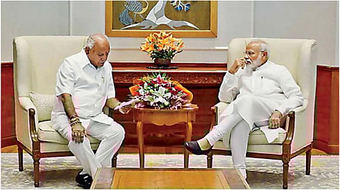 বিধানসভা নির্বাচনের আগে মোদী-ইয়েদুরাপ্পার বৈঠক 'তাৎপর্যপূর্ণ' বলে মনে করছে রাজনৈতিক মহল