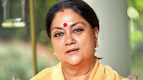 রাজস্থানের প্রাক্তন মুখ্যমন্ত্রী বসুন্ধরা রাজে সিন্ধিয়া