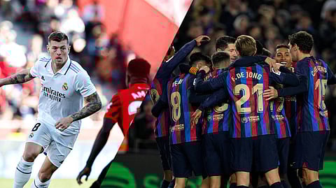 রিয়েল মাদ্রিদের হারের রাতে বড় জয় বার্সার