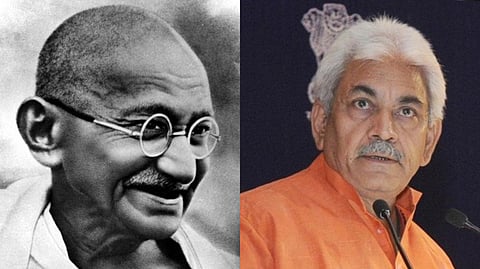 মহাত্মা গান্ধীকে নিয়ে চাঞ্চল্যকর দাবি জম্মু ও কাশ্মীরের লেফটেন্যান্ট গভর্নর মনোজ সিনহার