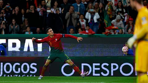 গোলের পর রোনাল্ডো