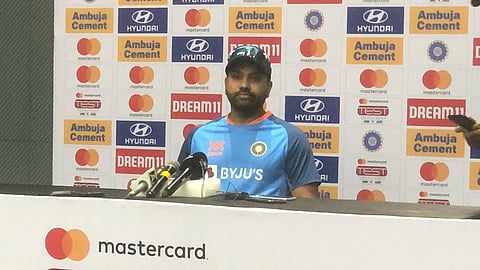 সাংবাদিক সম্মেলনে রোহিত শর্মা