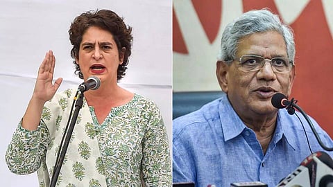 প্রিয়াঙ্কা গান্ধী, সীতারাম ইয়েচুরি