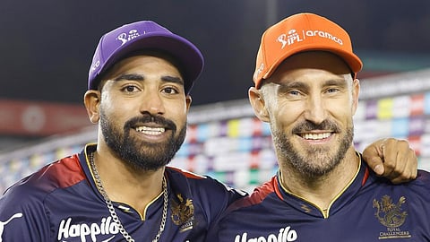 মহম্মদ সিরাজ, ফাফ ডু প্লেসি