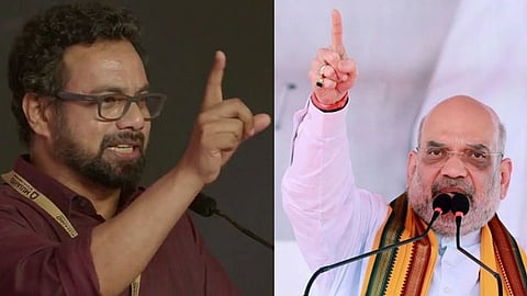 সিপিআইএম সাংসদ জন ব্রিটাস ও কেন্দ্রীয় স্বরাষ্ট্রমন্ত্রী অমিত শাহ