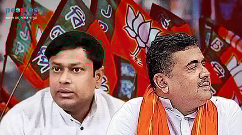 শুভেন্দু অধিকারী ও সুকান্ত মজুমদারের দ্বন্দ্ব প্রকাশ্যে