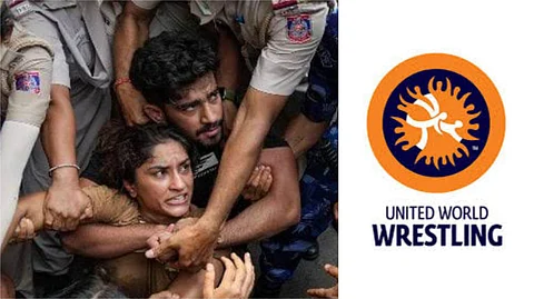 আন্দোলনকারী কুস্তিগীরদের পাশে বিশ্ব কুস্তি সংস্থা