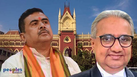 শুভেন্দুর বিরুদ্ধে দুটি মামলার শুনানি থেকে সরে দাঁড়ালেন বিচারপতি রাজাশেখর মান্থা