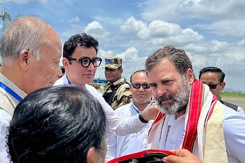 রাহুল গান্ধীর কনভয় আটকে দিল মণিপুর পুলিশ