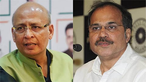 অভিষেক মনু সিঙ্ঘভি ও অধীর চৌধুরী