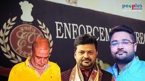 বামদিক থেকে অয়ন শিল, শান্তনু ব্যানার্জি এবং কুন্তল ঘোষ