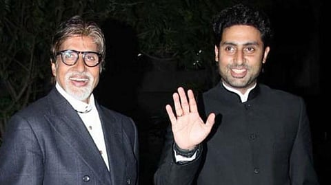 অমিতাভ বচ্চনের সঙ্গে অভিষেক বচ্চন