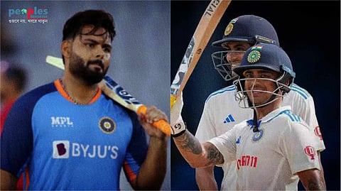 আর পি ১৭ লেখা ব্যাটে হাফ সেঞ্চুরি করলেন ঈশান