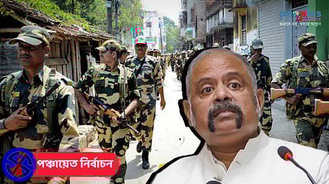ভোট শুরুর সাড়ে চার ঘণ্টা পর কেন্দ্রীয় বাহিনী মোতায়েনের হিসেব চাইলো কমিশন