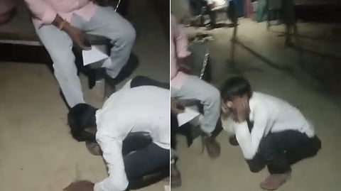 উত্তরপ্রদেশের সোনভদ্রে দলিত যুবককে নিগ্রহ