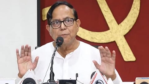 সাংবাদিক সম্মেলনে মহম্মদ সেলিম