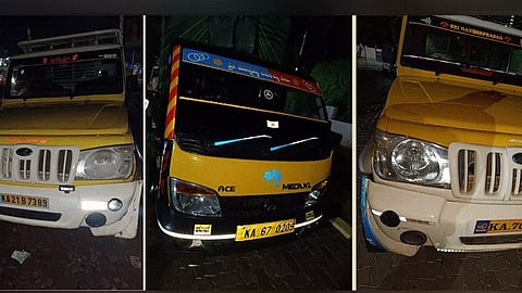 পুলিশের হাতে বাজেয়াপ্ত তিন গাড়ি