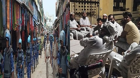 মারোরা গ্রামে মন্দির প্রহরায় মুসলিম যুবকরা