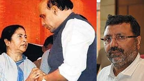 মমতা বন্দ্যোপাধ্যায়, রাজনাথ সিং এবং নিশিকান্ত দুবে
