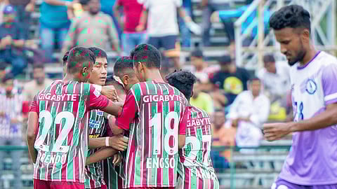 ২-০ গোলে ইউনাইটেডকে হারালো মোহনবাগান