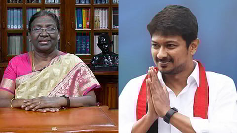 রাষ্ট্রপতি দ্রৌপদী মুর্মু এবং উধয়নিধি স্ট্যালিন