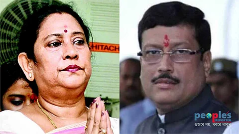 মেয়র কৃষ্ণা চক্রবর্তী এবং চেয়ারম্যান সব্যসাচী দত্ত