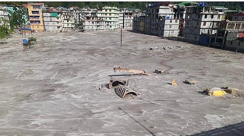 সিকিমের বন্যা পরিস্থিতি