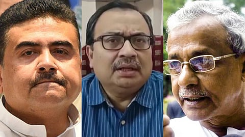 শুভেন্দু অধিকারী, কুণাল ঘোষ এবং শিশির অধিকারী