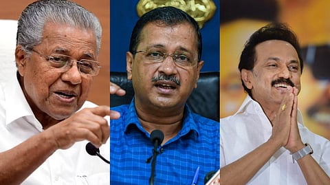 পিনারাই বিজয়ন, অরবিন্দ কেজরিওয়াল এবং স্ট্যালিন