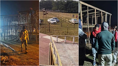 সেজে উঠছে ব্রিগেড