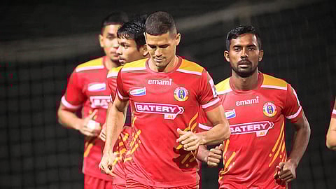 অনুশীলনে টিম ইস্টবেঙ্গল