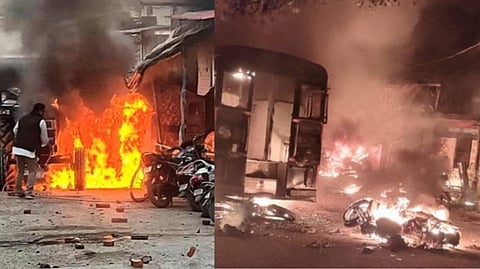 জ্বলছে হলদওয়ানি