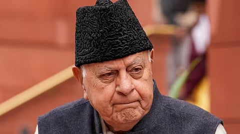 ন্যাশনাল কনফারেন্সের বর্ষীয়ান নেতা ফারুক আবদুল্লাহ