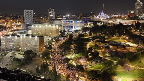 জেরুজালেমে সরকার বিরোধী বিক্ষোভে সামিল হাজারো মানুষ