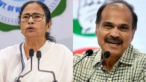 ইন্ডিয়া জোট কেন ভাঙালেন? মমতাকে প্রশ্ন অধীরের