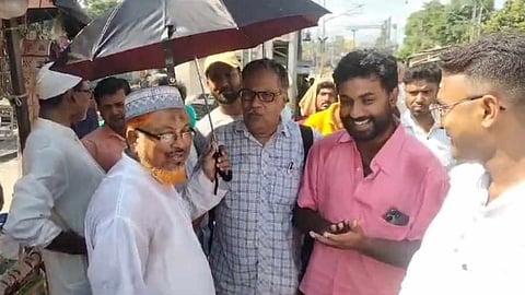 বারুইপুরে জনসংযোগে যাদবপুরের CPIM প্রার্থী সৃজন ভট্টাচার্য