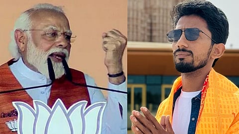 বারাণসীতে মোদীর বিরুদ্ধে লড়বেন কৌতুক শিল্পী শ্যাম রঙ্গিলা (ডানদিকে)