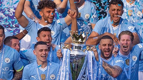 লিগ চ্যাম্পিয়ন হওয়ার পর ম্যান সিটি