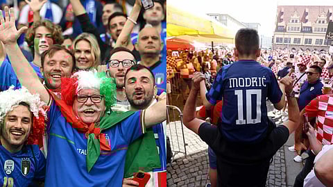 মুখোমুখি হচ্ছে ইতালি এবং ক্রোয়েশিয়া